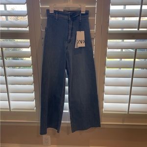 NWT Zara Marine Straight Jeans